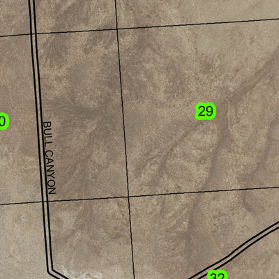 Peacock Lake T35S R43E Township Map Preview 3