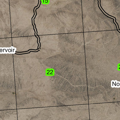 Jace Reservoir T33S R45E Township Map Preview 2