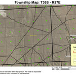 Coyote Meadows T36S R37E Township Map Preview 1