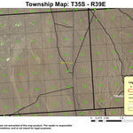 Range T35S R39E Township Map Preview 1