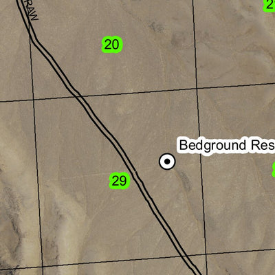 Basque T36S R41E Township Map Preview 2