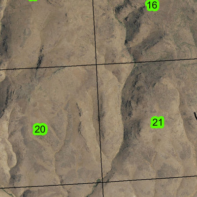 Lasa Creek T40S R40E Township Map Preview 2