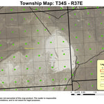 Coyote Lake T34S R37E Township Map Preview 1
