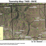 Mendi Suri T40S R41E Township Map Preview 1