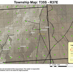 Twin Buttes T35S R37E Township Map Preview 1