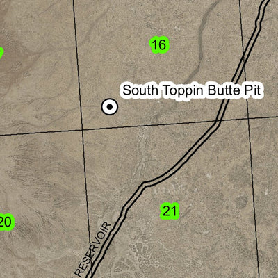 Long Canyon T37S R47E Township Map Preview 3