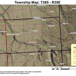Boney Spring T38S R39E Township Map Preview 1