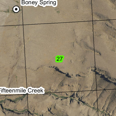 Boney Spring T38S R39E Township Map Preview 2