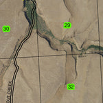 Boney Spring T38S R39E Township Map Preview 3