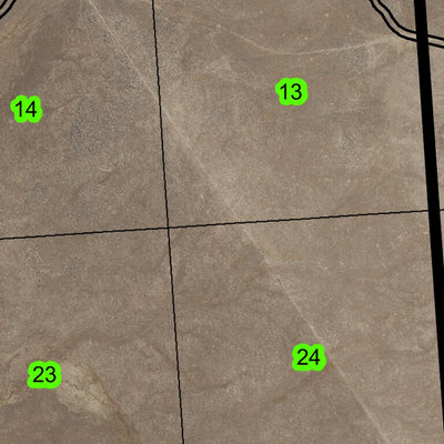 White Mule Flat T33S R42E Township Map Preview 3