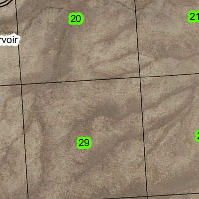 Antelope Reservoir T36S R45E Township Map Preview 2