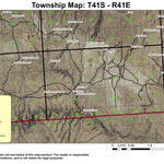 Cottonwood Creek T41S R41E Township Map Preview 1