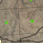 Cottonwood Creek T41S R41E Township Map Preview 3