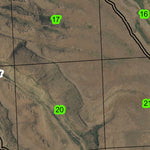 Aspen Spring T38S R40E Township Map Preview 2
