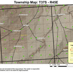 High Ridge T37S R45E Township Map Preview 1