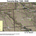 Maher Reservoir T36S R48E Township Map Preview 1