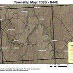 Trail Creek T39S R44E Township Map Preview 1
