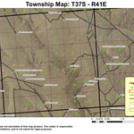 Blue Mountain T37S R41E Township Map Preview 1