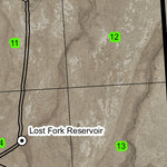 Starvation Spring T38S R45E Township Map Preview 3