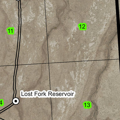 Starvation Spring T38S R45E Township Map Preview 3