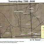 Chipmunk Basin T39S R45E Township Map Preview 1