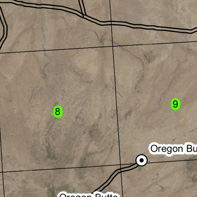 Oregon Butte T41S R46E Township Map Preview 2