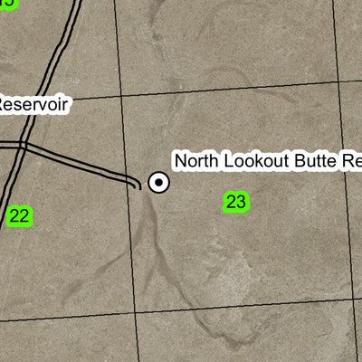 Black Butte T39S R47E Township Map Preview 2