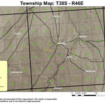 Steer Canyon T38S R46E Township Map Preview 1