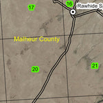 Steer Canyon T38S R46E Township Map Preview 2