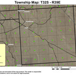 Big Basin T32S R39E Township Map Preview 1