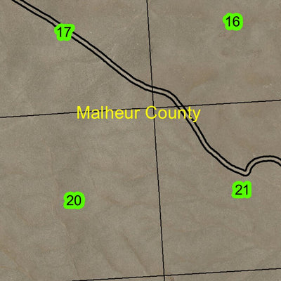 Big Basin T32S R39E Township Map Preview 2