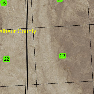 Deer Creek T37S R44E Township Map Preview 2