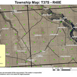 Bull Flat T37S R48E Township Map Preview 1