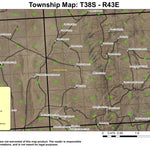 Battle Mountain T38S R43E Township Map Preview 1