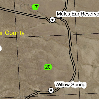 Battle Mountain T38S R43E Township Map Preview 2