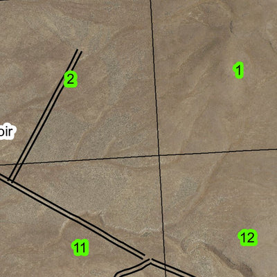 Battle Mountain T38S R43E Township Map Preview 3
