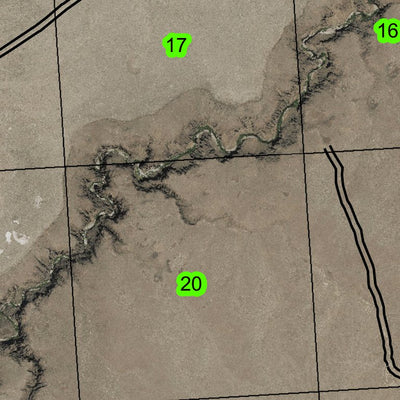 Rawhide Pocket T38S R47E Township Map Preview 2