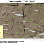 Sheep Creek Reservoir T32S R46E Township Map Preview 1