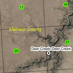 Twin Buttes T40S R46E Township Map Preview 2
