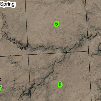 Twin Buttes T40S R46E Township Map Preview 3