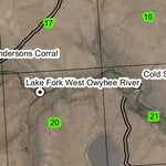 Horse Hill T40S R45E Township Map Preview 2