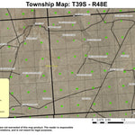 Hoodoo Butte T39S R48E Township Map Preview 1