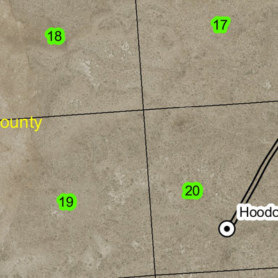 Hoodoo Butte T39S R48E Township Map Preview 2