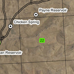 Cow Camp T40S R39E Township Map Preview 2