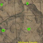 Cow Camp T40S R39E Township Map Preview 3
