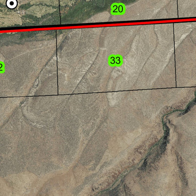 Dry Creek T41S R39E Township Map Preview 3