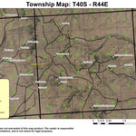 The Basin T40S R44E Township Map Preview 1