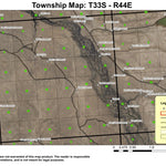 Owyhee Canyon T33S R44E Township Map Preview 1