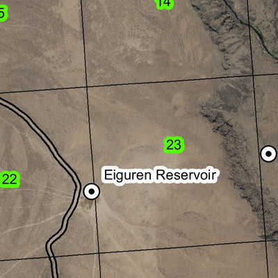 Owyhee Canyon T33S R44E Township Map Preview 2