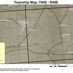 McGinnis Ridge T40S R48E Township Map Preview 1